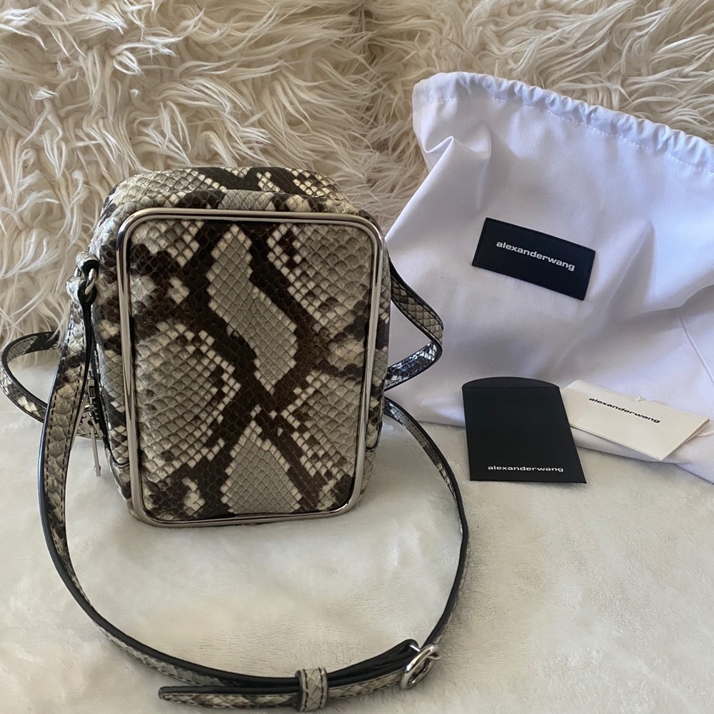 Alexander Wang snakeskin Roccia crossbody bag